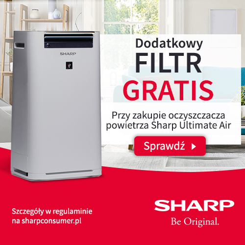 Oferta Specjalna !!! Oczyszczacze powietrza Sharp Plasmacluster + Extra filtr Gratis.